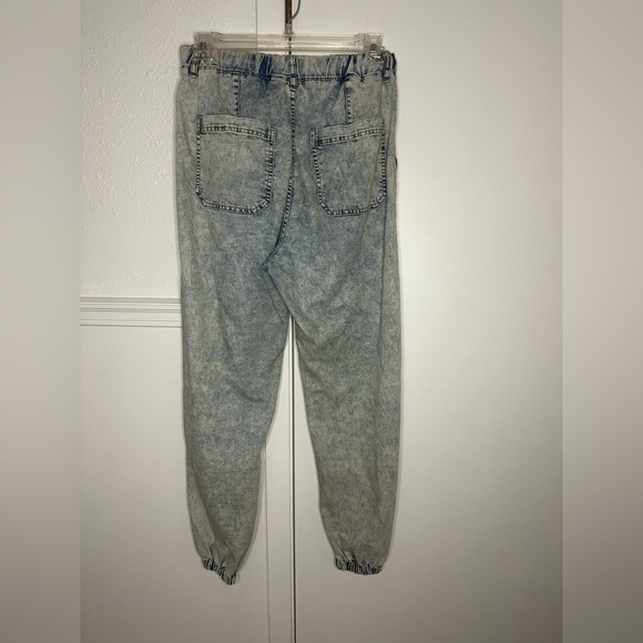 S.O.N.G. Acid Wash Denim Joggers size 9/29 - Picture 2 of 7
